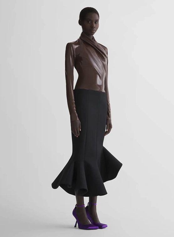 Женская юбка MUGLER Mermaid Black