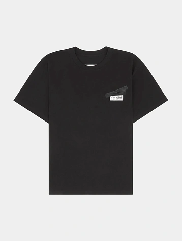Футболка MM6 Maison Margiela Tape Logo Black