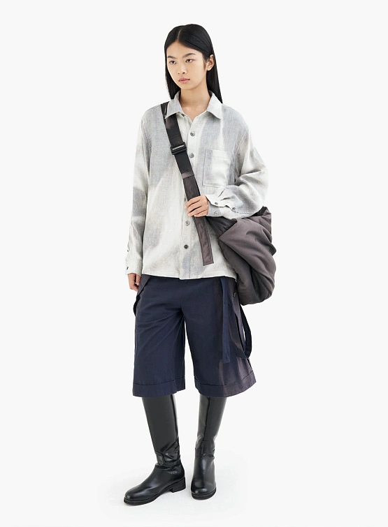 Сумка JIYONGKIM Sun-Bleached Draped Shoulder Black