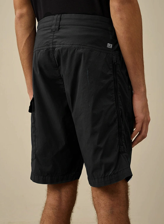 Шорты C.P. Company 50 Fili Stretch Cargo Black