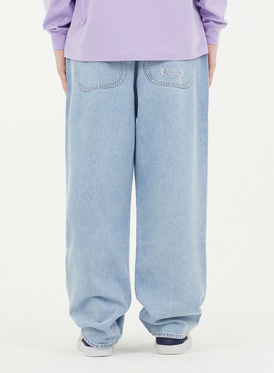 Джинсы LMC Double Knee Denim Pants Light Blue