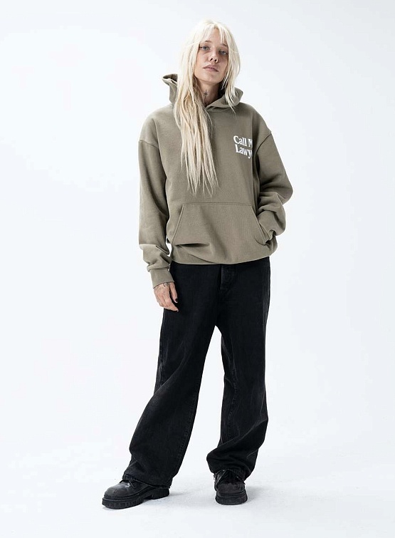 Худи MARKET Call My Lawyer Hoodie Kelp