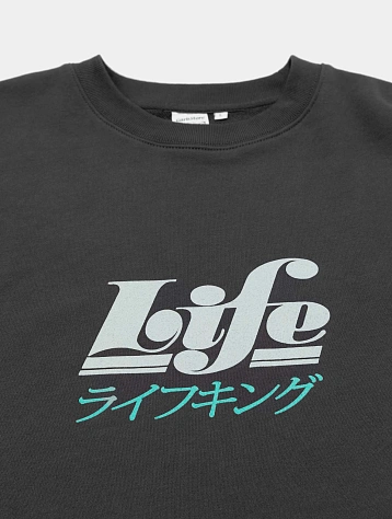 Свитшот Garbstore Life Sweatshirt Charcoal