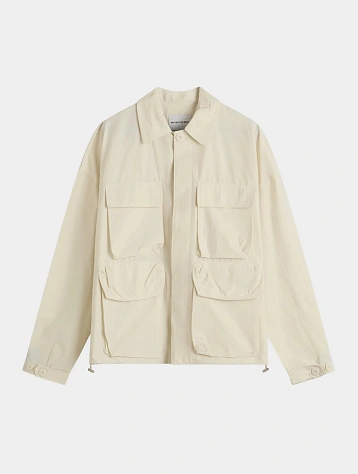 Ветровка MKI MIYUKI ZOKU Washed Cotton Nylon Box Bone