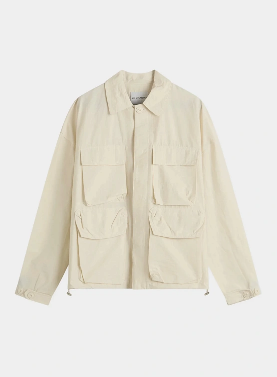 Ветровка MKI MIYUKI ZOKU Washed Cotton Nylon Box Bone
