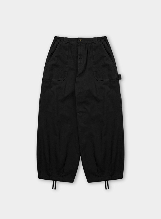 Брюки ANGLAN Double Fatigue Balloon Pants Black