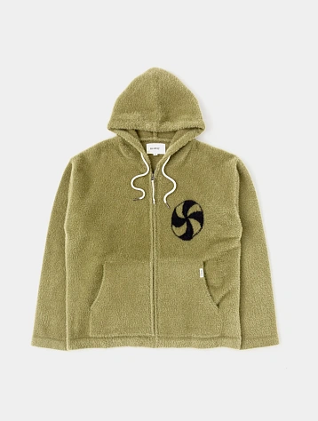 Зип-худи Heresy Portal Knit Hood Green