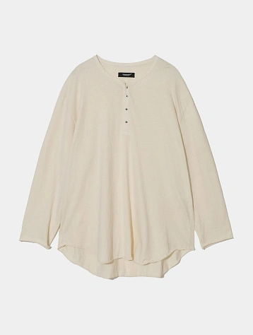 Лонгслив UNDERCOVER Eye Henley Cream