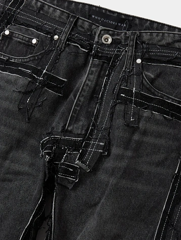 Джинсы WHO DECIDES WAR Exposure Coal