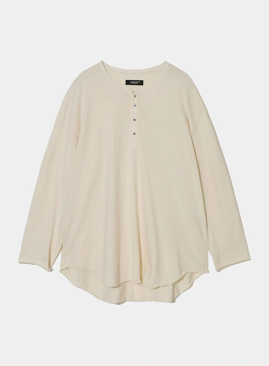 Лонгслив UNDERCOVER Eye Henley Cream