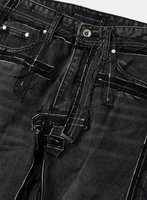 Джинсы WHO DECIDES WAR Exposure Coal