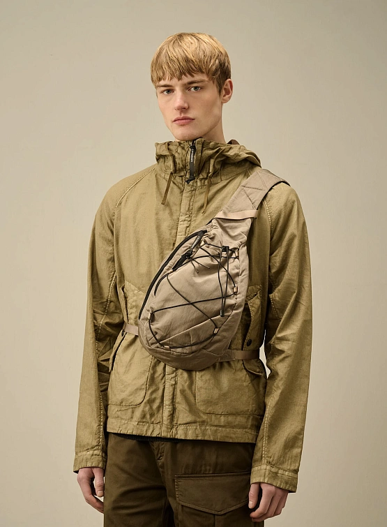 Рюкзак C.P. Company Nylon B Crossbody Rucksack Vintage Khaki