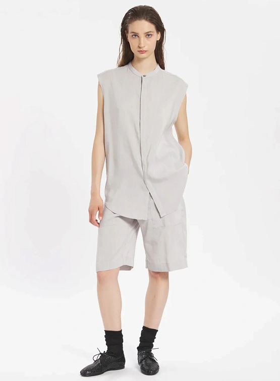 Женская рубашка без рукавов Barena Venezia Magnani Tendon Grafite