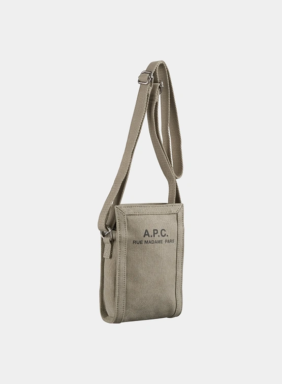 Сумка A.P.C. Recuperation Neck Pouch Kaki