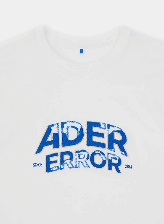Футболка ADERERROR Edca Product. 52 White