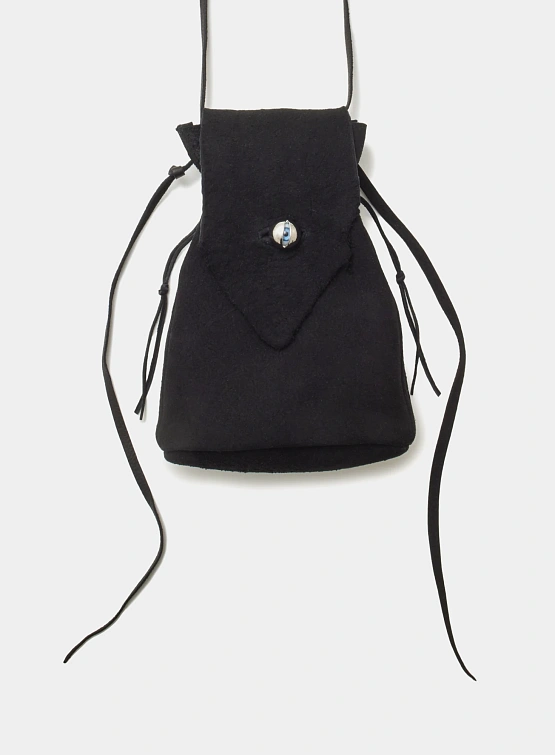 Сумка UNDERCOVER Deer Skin Leather Crossbody Black