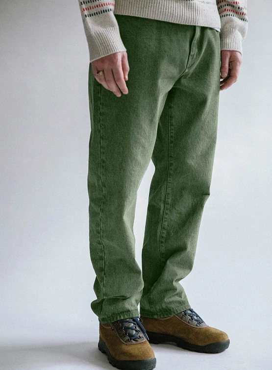 Джинсы Adsum Relaxed Fit OD Denim Green