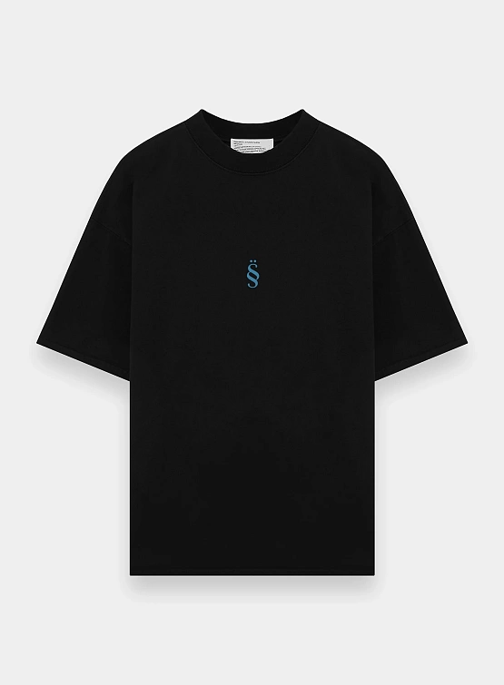 Футболка Studio Slow x ÖMANKÖ Logo T-Shirt Black