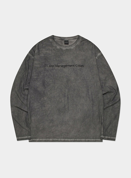 Лонгслив LMC Overdyed Fn Long Slv Tee Black