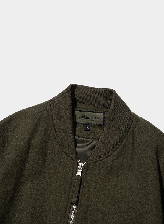 Бомбер Uniform Bridge Wool MA-1 Jacket Khaki