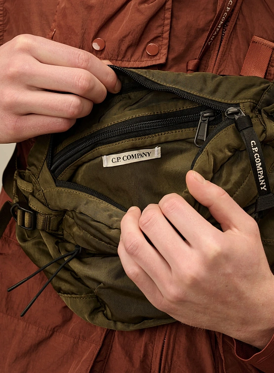 Сумка C.P. Company Nylon B Crossbody Ivy Green