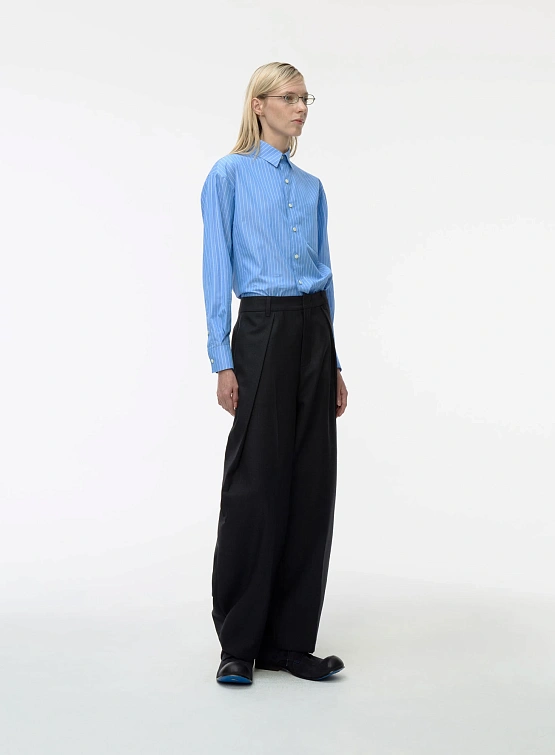 Рубашка ADERERROR Sig BL Tag Shirt 01 Stripe