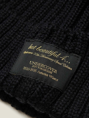 Шапка UNDERCOVER Wool Rib Black