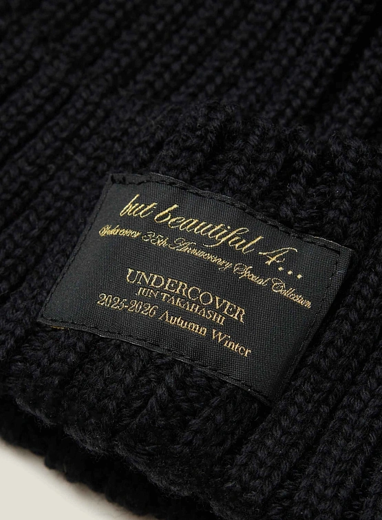 Шапка UNDERCOVER Wool Rib Black