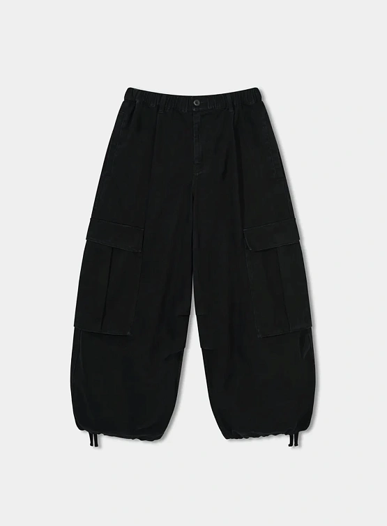 Брюки ANGLAN Twill Cargo Balloon Black