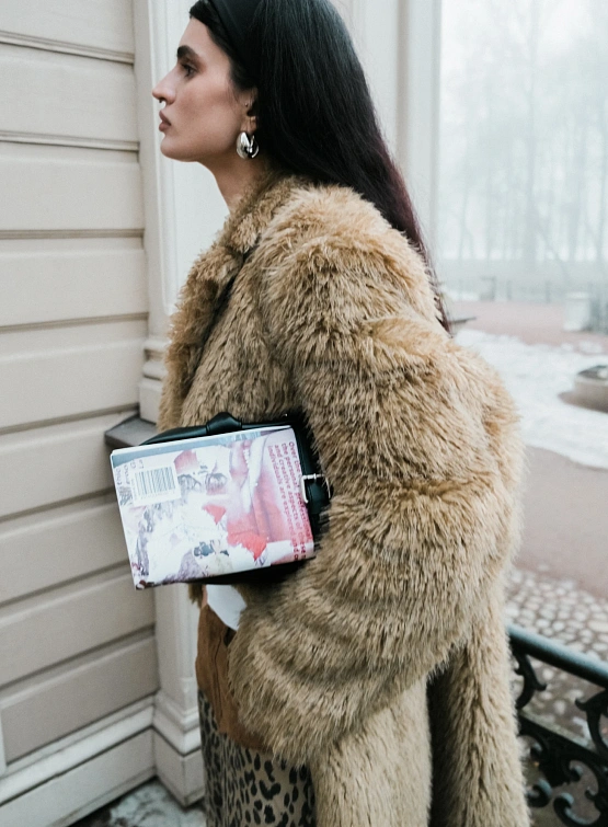 Серьги Coperni Logo Earrings Silver