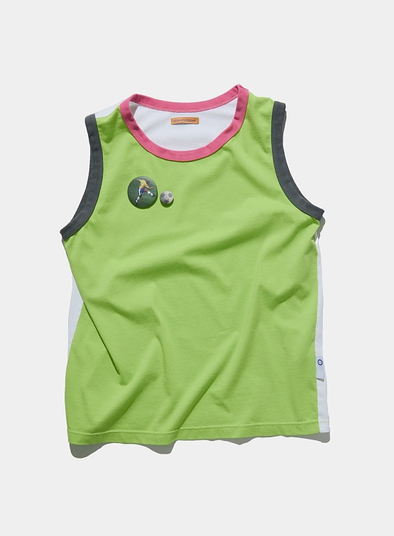 Майка Siniy Vsadnik Roberto Tank Top Neongreen/White