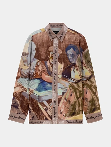 Рубашка KidSuper Dominos Printed Button Up Multi