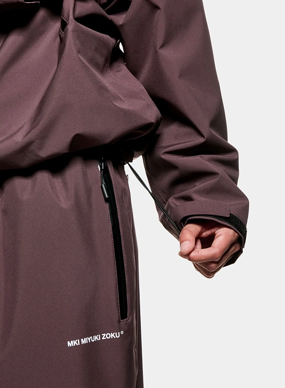 Ветровка MKI MIYUKI ZOKU V3 Shell Hodded Raisin