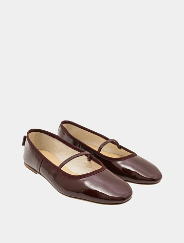 Женские балетки A.P.C. Swan Ballet Flats Wine