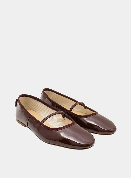 Женские балетки A.P.C. Swan Ballet Flats Wine