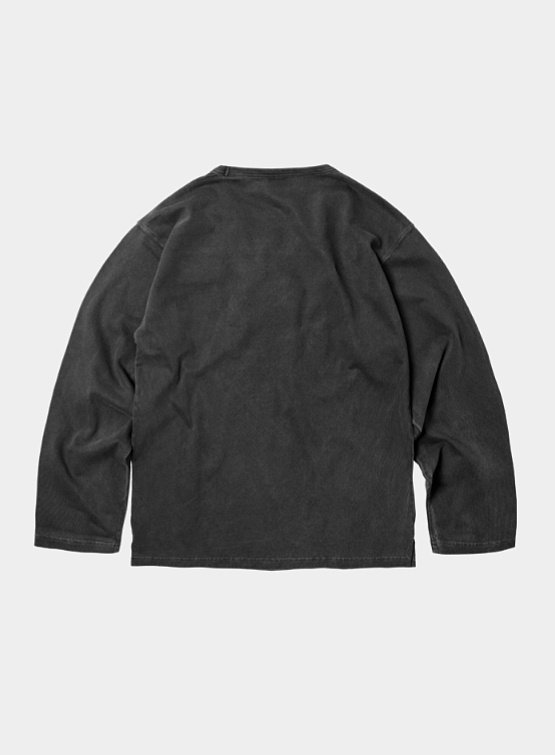 Лонгслив FrizmWORKS Pigment Dyeing Mil Tee Charcoal