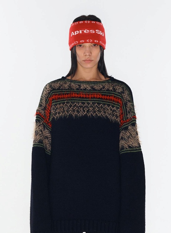 Свитер OPEN YY Fair Isle Sweater Black