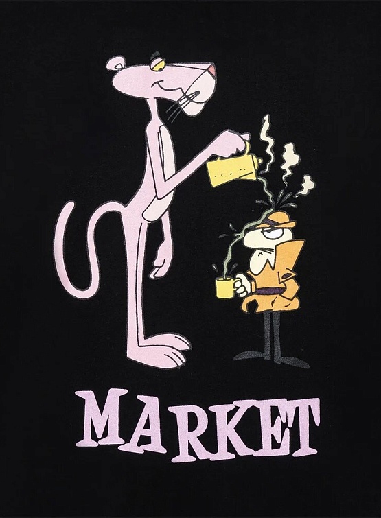 Футболка MARKET Pink Panther Pourover T-Shirt Black