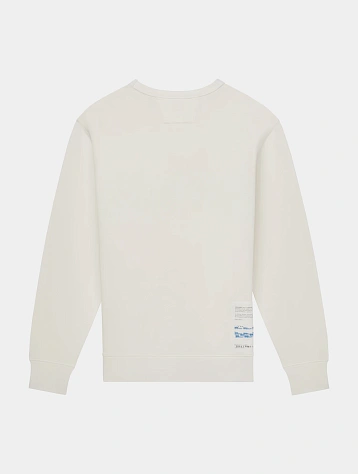 Свитшот C.P. Company Cotton Fleece Crewneck Gauze White