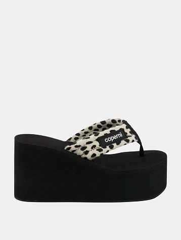 Женские сандалии Coperni Wedges White/Black