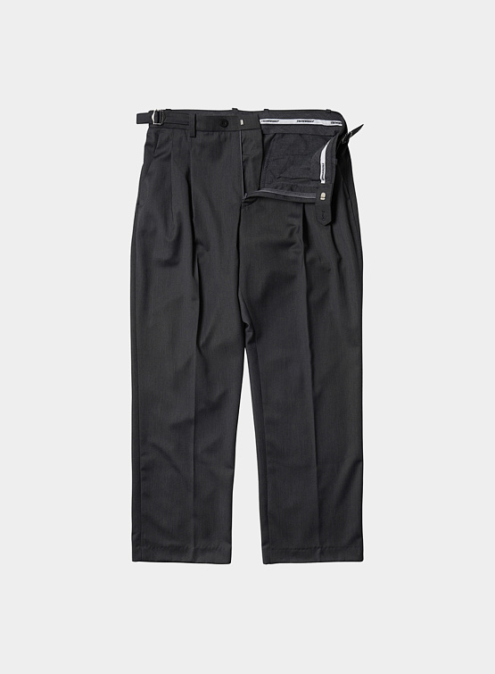 Брюки FrizmWORKS Side Adjust Two Tuck Slacks Charcoal