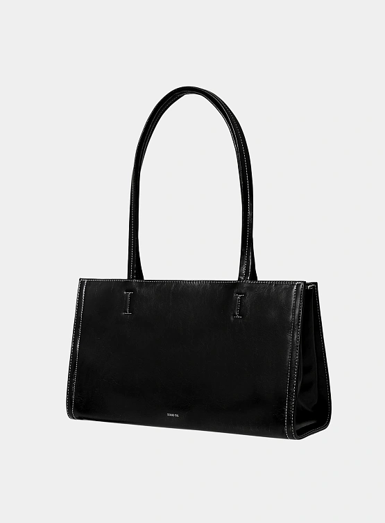 Женская сумка STAND OIL Oblong Bag Stitch Black