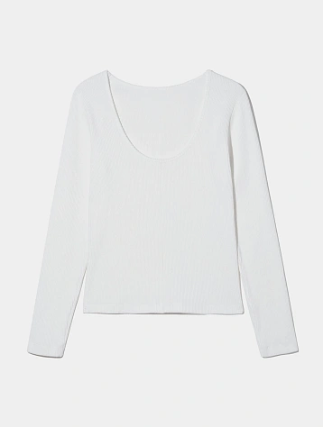 Женская блузка LE17SEPTEMBRE Scoop Back Top White