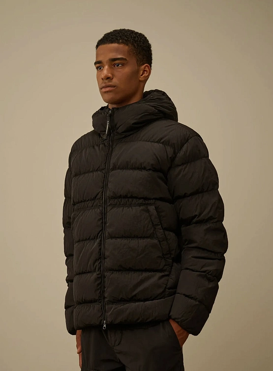 Пуховик C.P. Company Chrome-R Goggle Down Black
