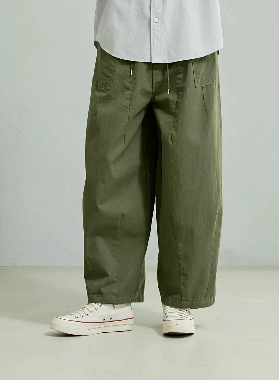 Брюки FrizmWORKS Twill Balloon Pants Olive