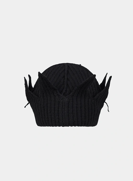 Шапка Charles Jeffrey Loverboy Chunky Crown Black