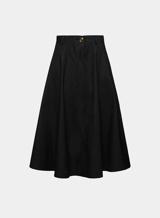 Женская юбка MOSCHINO Cotton Skirt Black