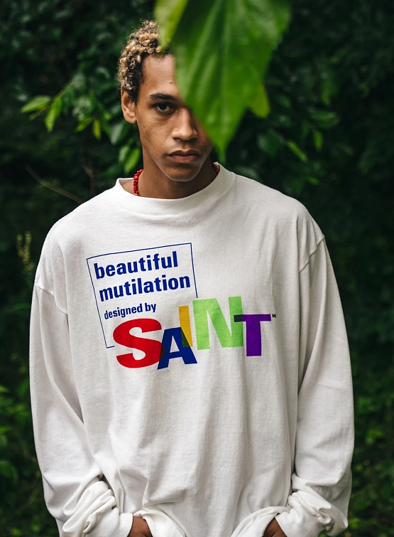 Лонгслив SAINT MXXXXXX Beautiful Saint L/S White