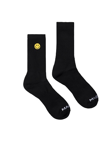 Носки MARKET Smiley Small Patch Black