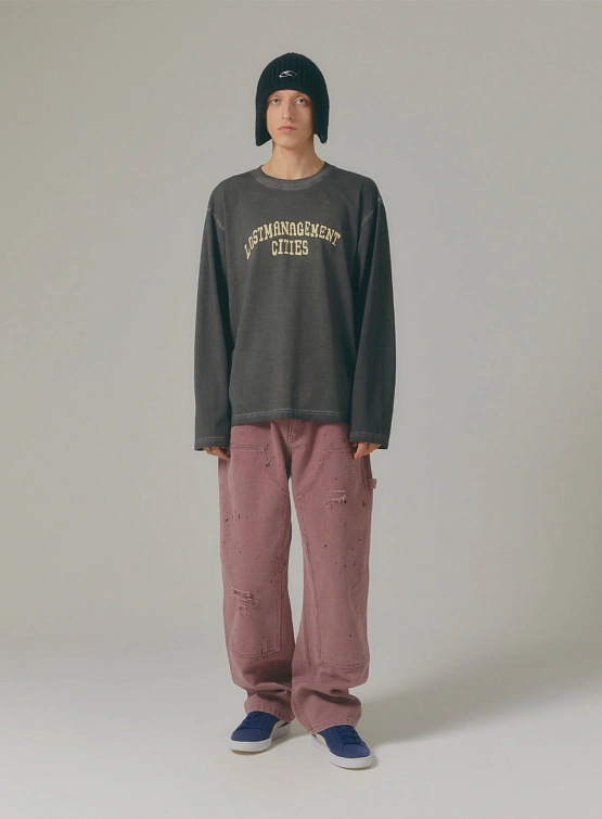 Лонгслив LMC Dyed Arch Fn Doodle Long Slv Black